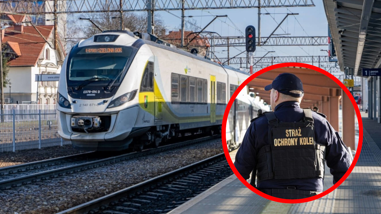 Niebezpieczne zdarzenie na stacji PKP Bytom Odrzański