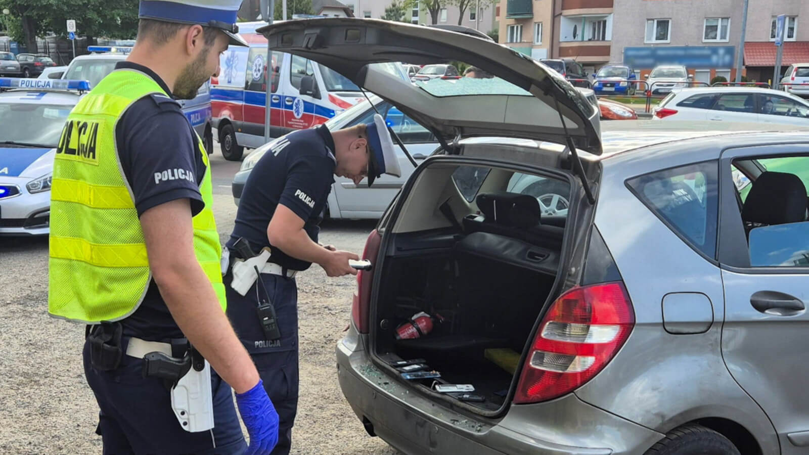 Pościg Zielona Góra - Policja Zielona Góra