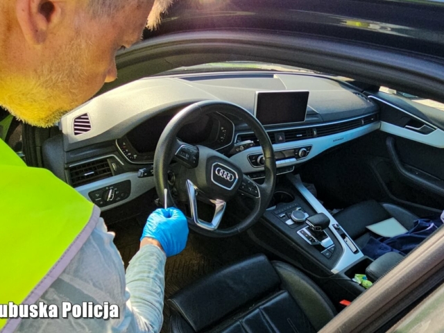 Pościg Krosno Odrzańskie - Samochód skradziony w Niemczech