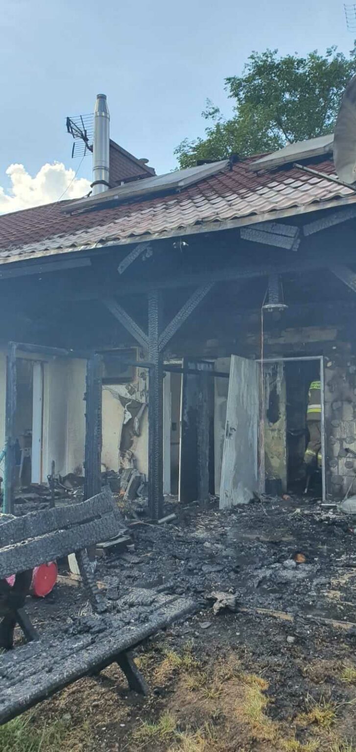 PozarKostrzynNadOdra20.05.25_3 Pożar Kostrzyn nad Odrą - Straż pożarna Kostrzyn nad Odrą