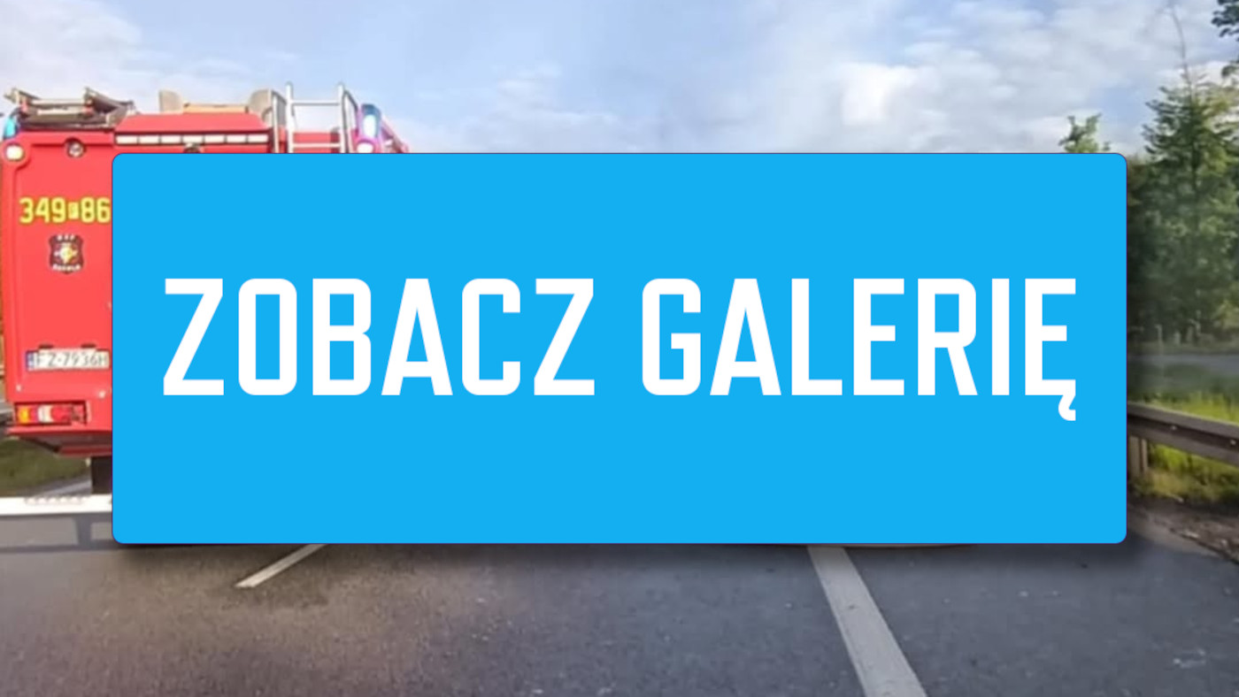 Pożar na S3 - Pożar Zielona Góra