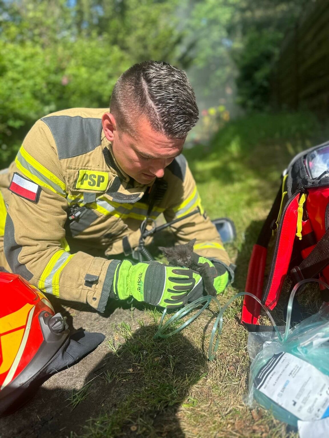 Pożar Słubice - Straż pożarna Słubice