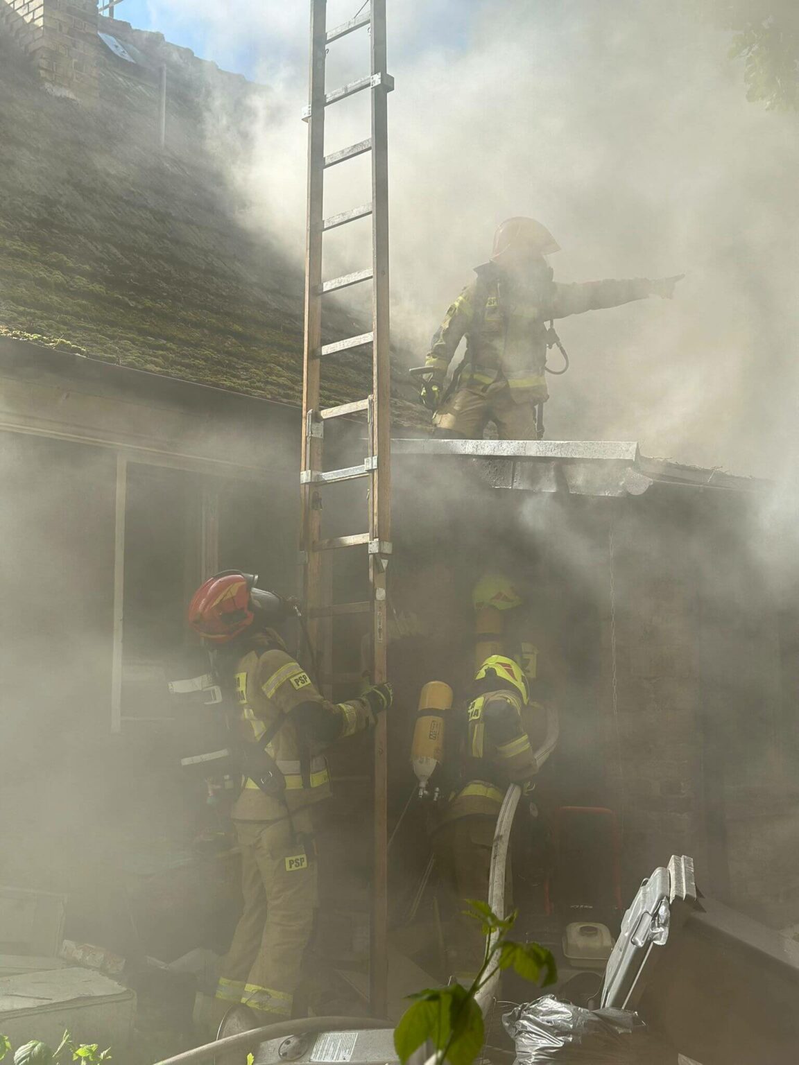 Pożar Słubice - Straż pożarna Słubice