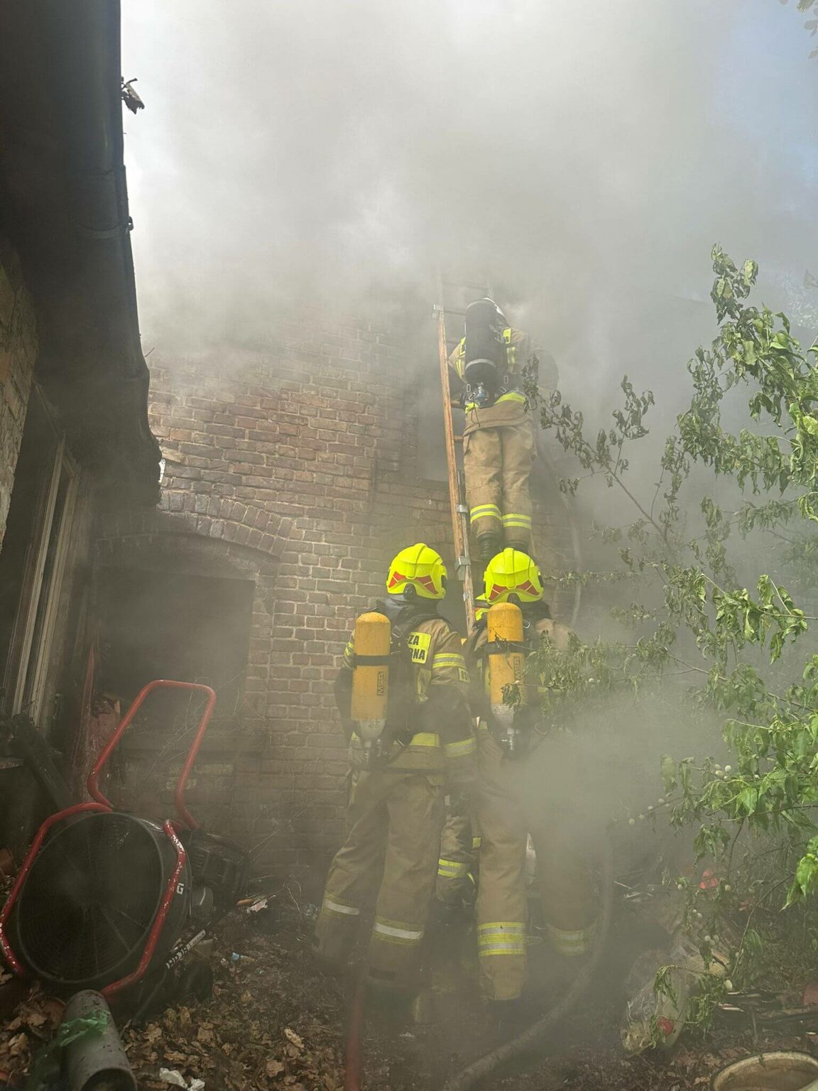 Pożar Słubice - Straż pożarna Słubice