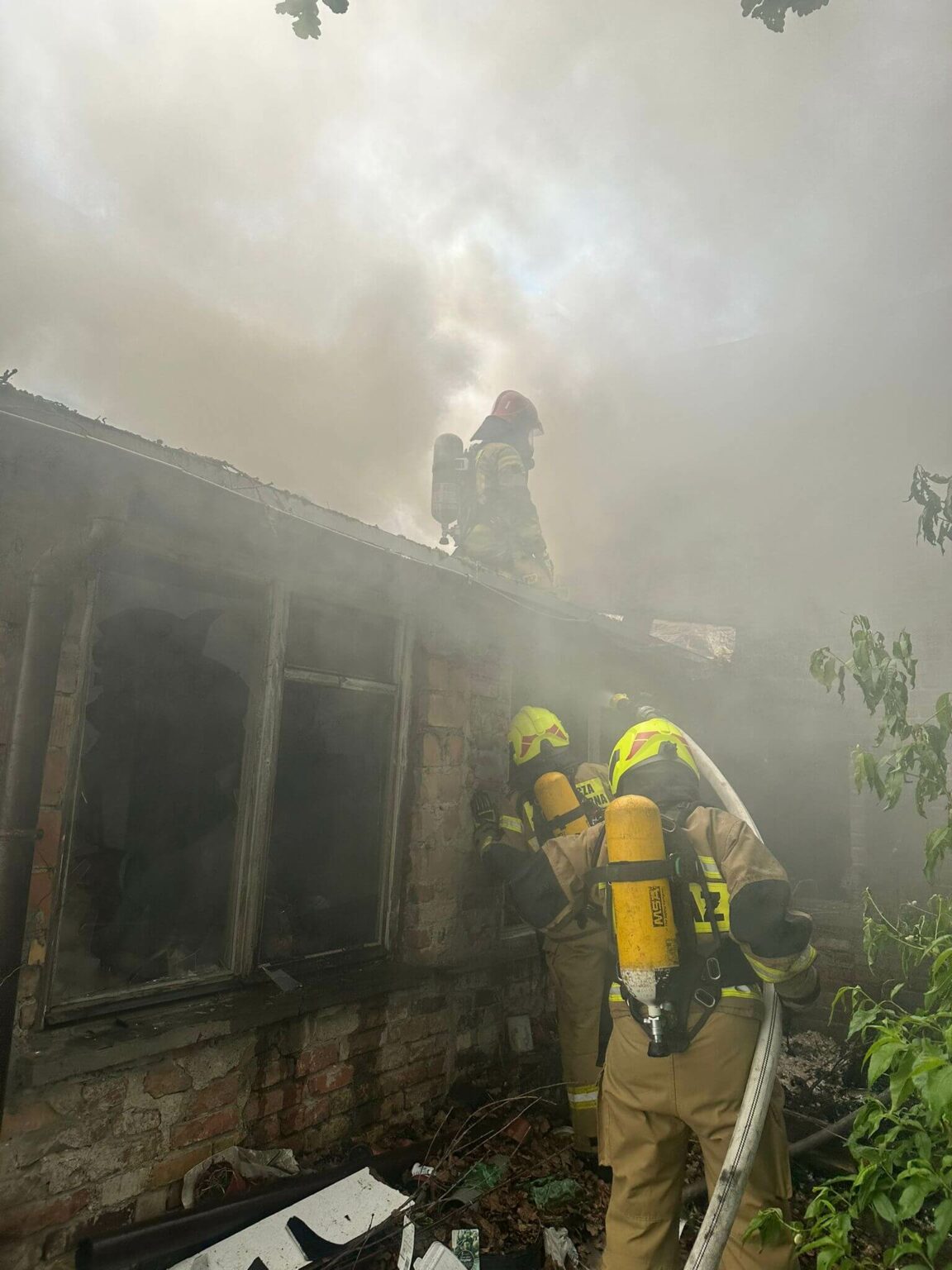 Pożar Słubice - Straż pożarna Słubice