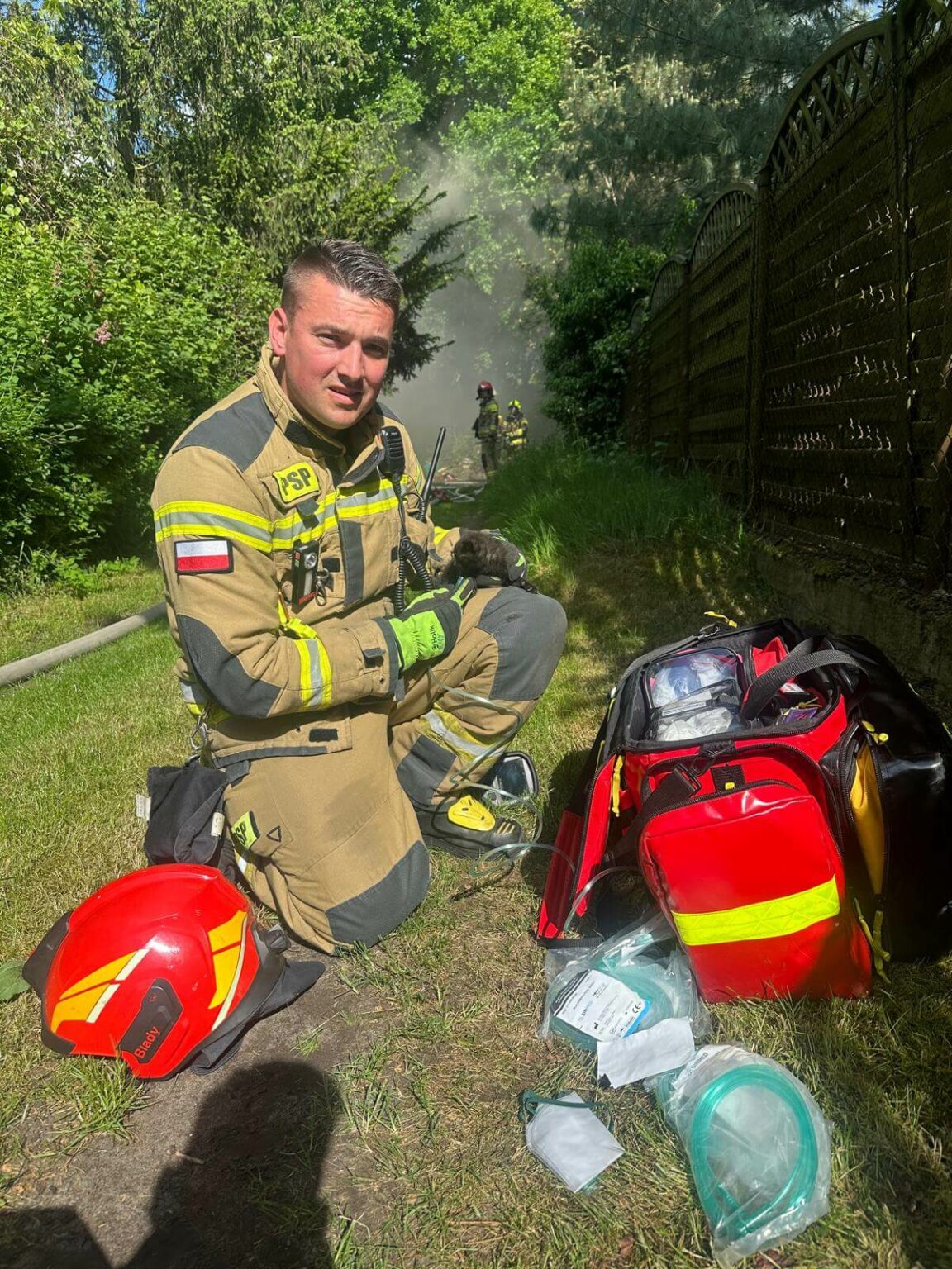 Pożar Słubice - Straż pożarna Słubice