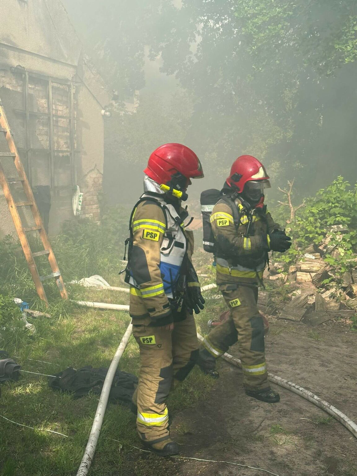Pożar Słubice - Straż pożarna Słubice