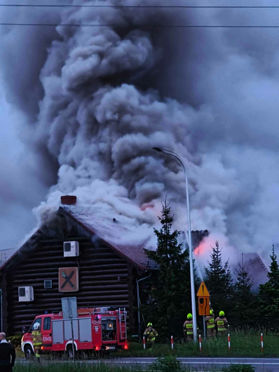 Pożar Świebodzin - Pożar Chata Puchata