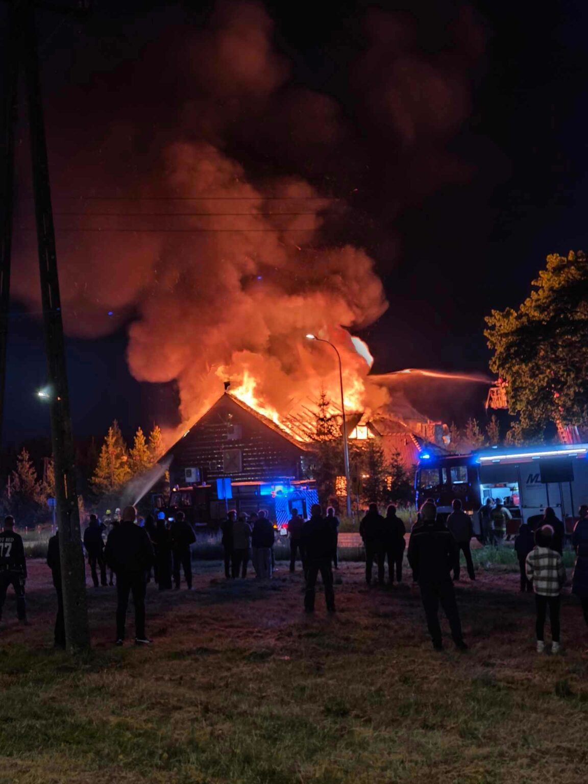 Pożar Świebodzin - Pożar Chata Puchata