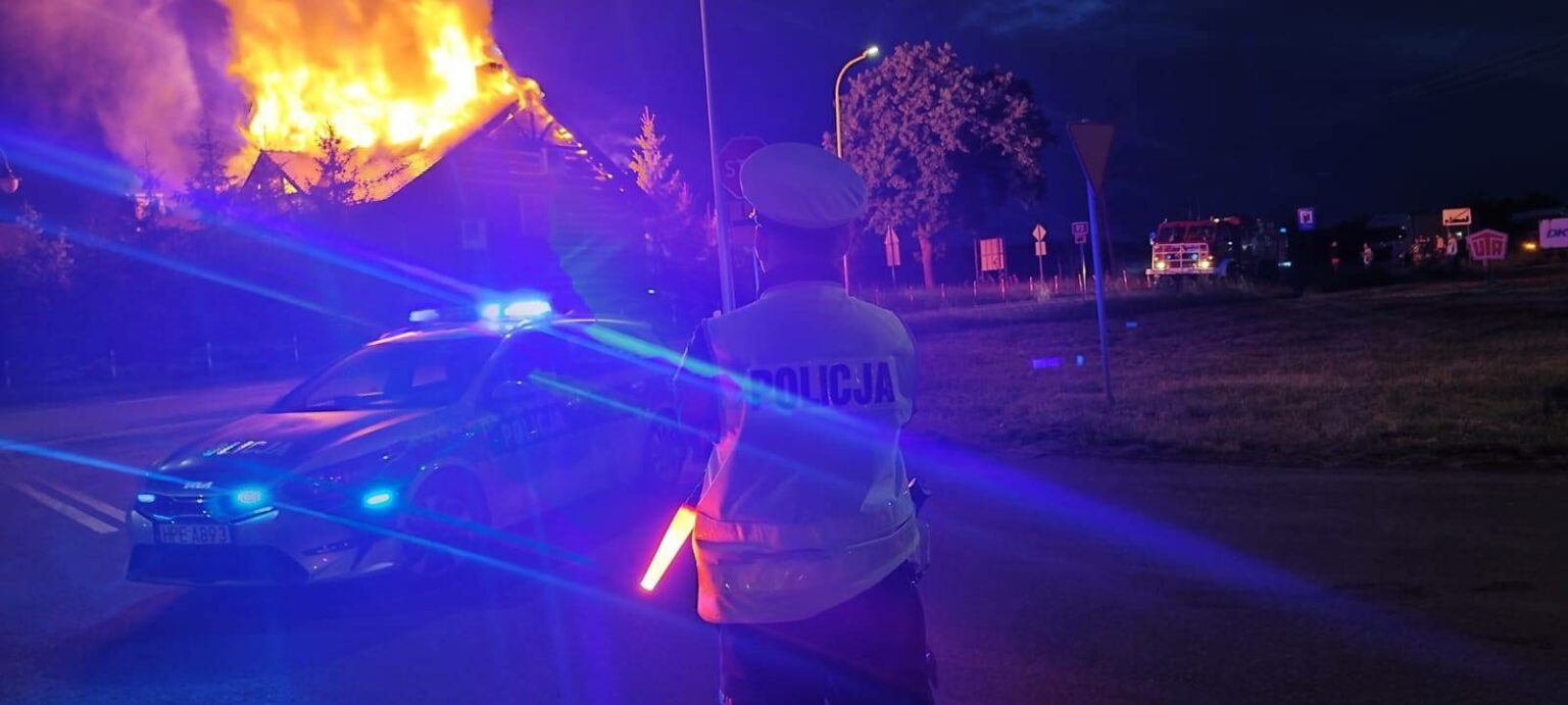 PozarSwiebodzinChataPuchata19.05.25_3 Pożar Świebodzin - Pożar Chata Puchata