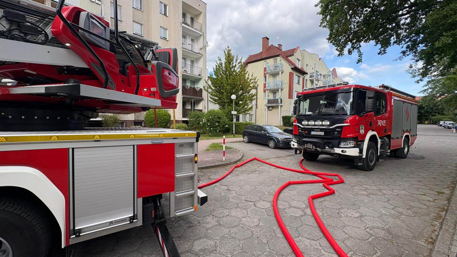 Pożar Zielona Góra - Pożar mieszkania Zielona Góra