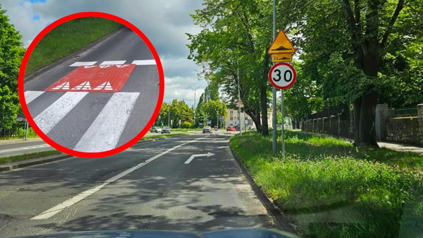 Progi zwalniające Zielona Góra - Wypadki Zielona Góra