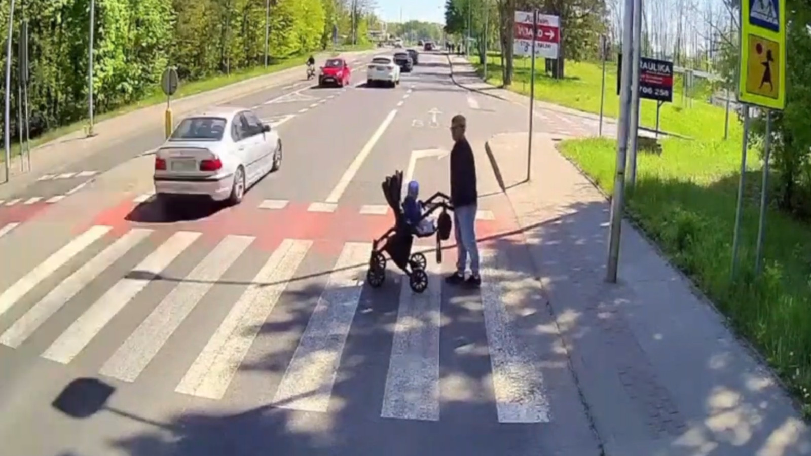 Policja Zielona Góra - Przejście dla pieszych Zielona Góra