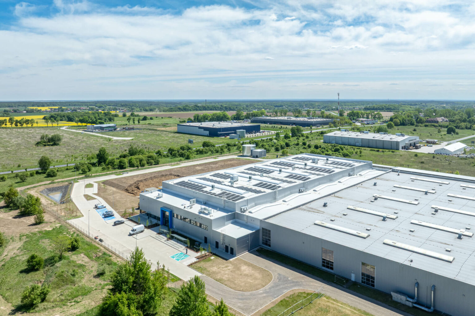 Valmet Automotive Żary - nowa hala produkcyjna