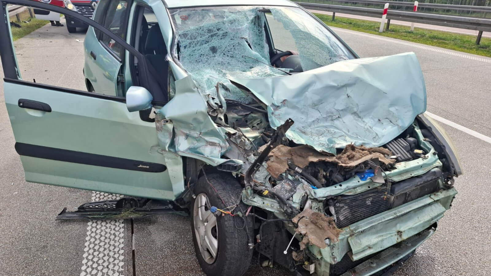 Wypadek na A2 - Wypadek Słubice