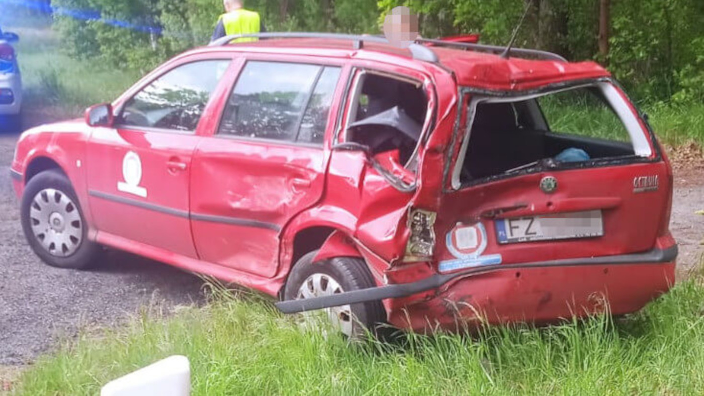 Wypadek na DK27 - Wypadek Piaski