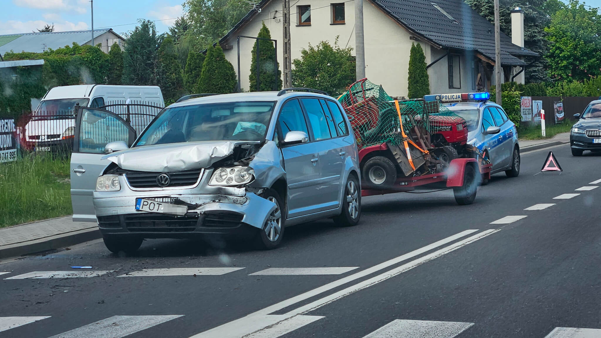 Wypadek na DK32 - Wypadek Krosno Odrzańskie