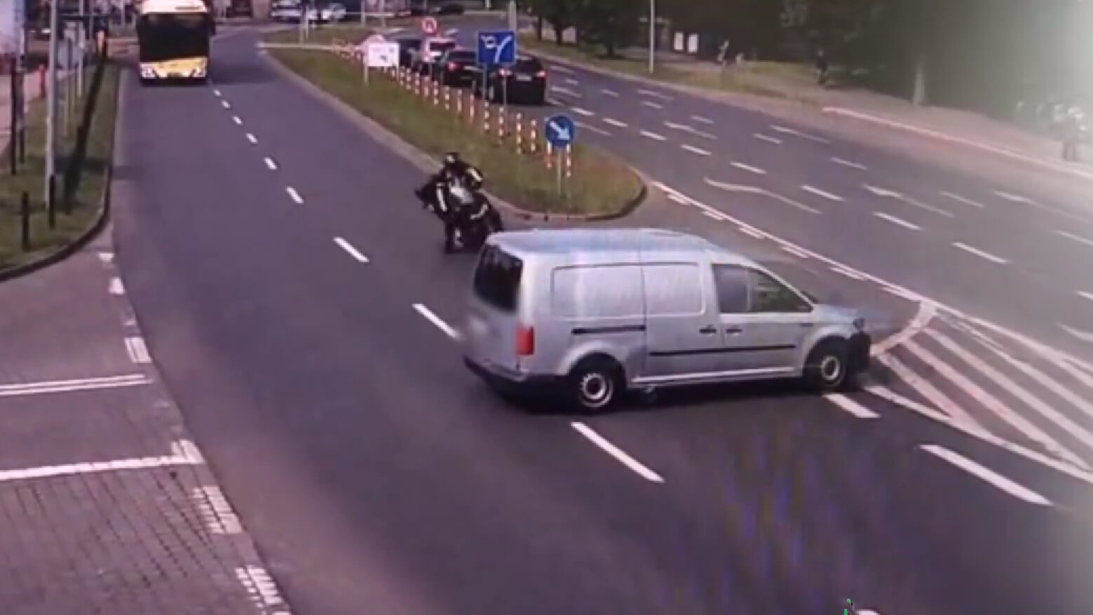 Wypadek motocyklisty Zielona Góra - Wypadek Zielona Góra