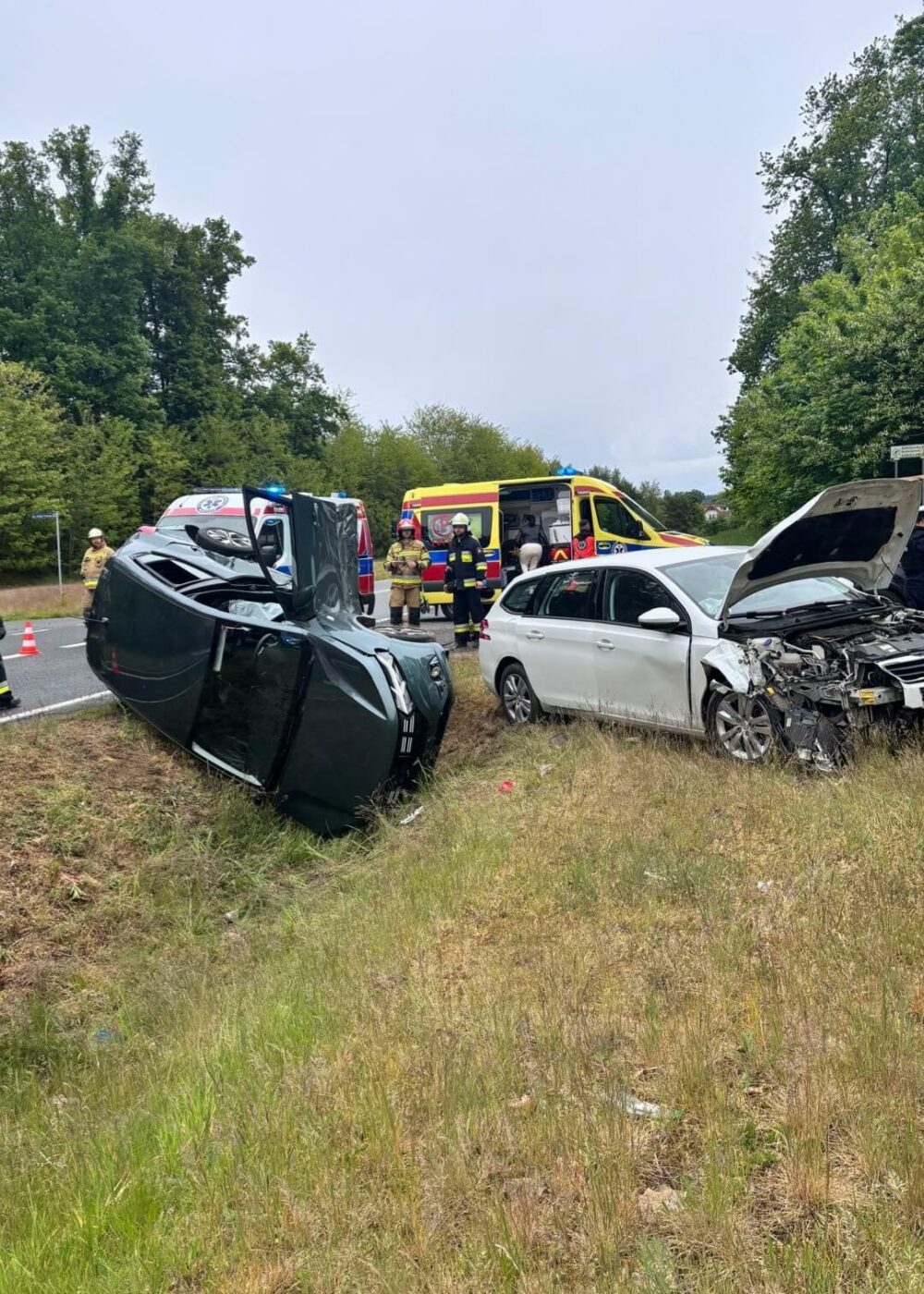 Wypadek na DW137 - Wypadek Ośno Lubuskie