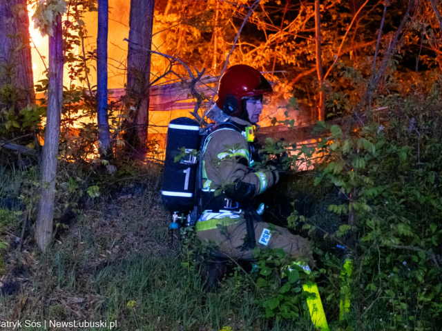 Wypadek Świdnica - Wypadek Zielona Góra - Auto w płomieniach