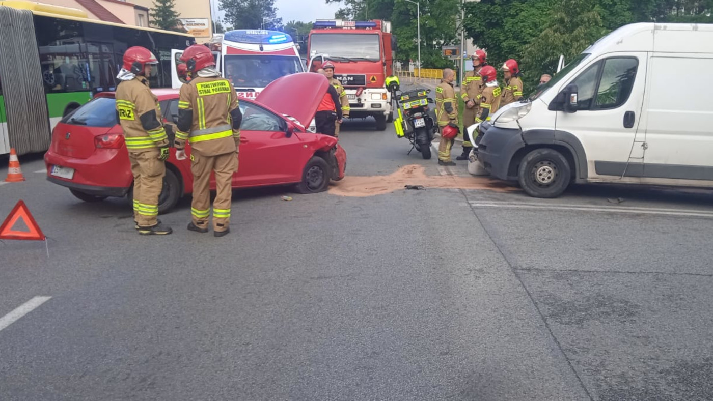 Wypadek Zielona Góra - Kolizja Zielona Góra