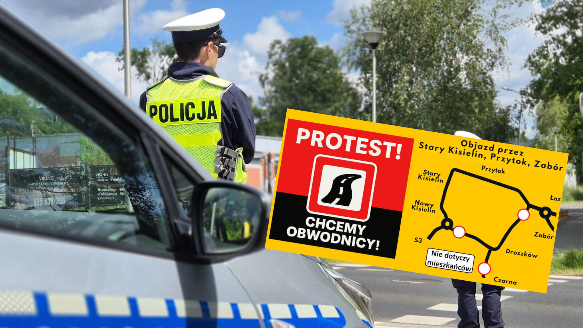 Protest Droszków - DW282
