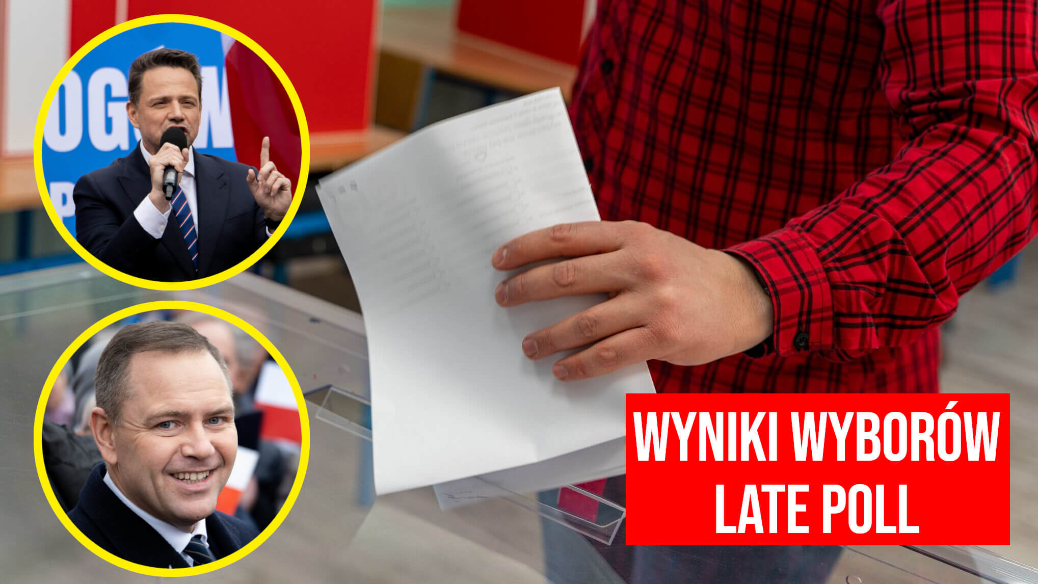 Wyniki late poll – Wyniki wyborów 2025