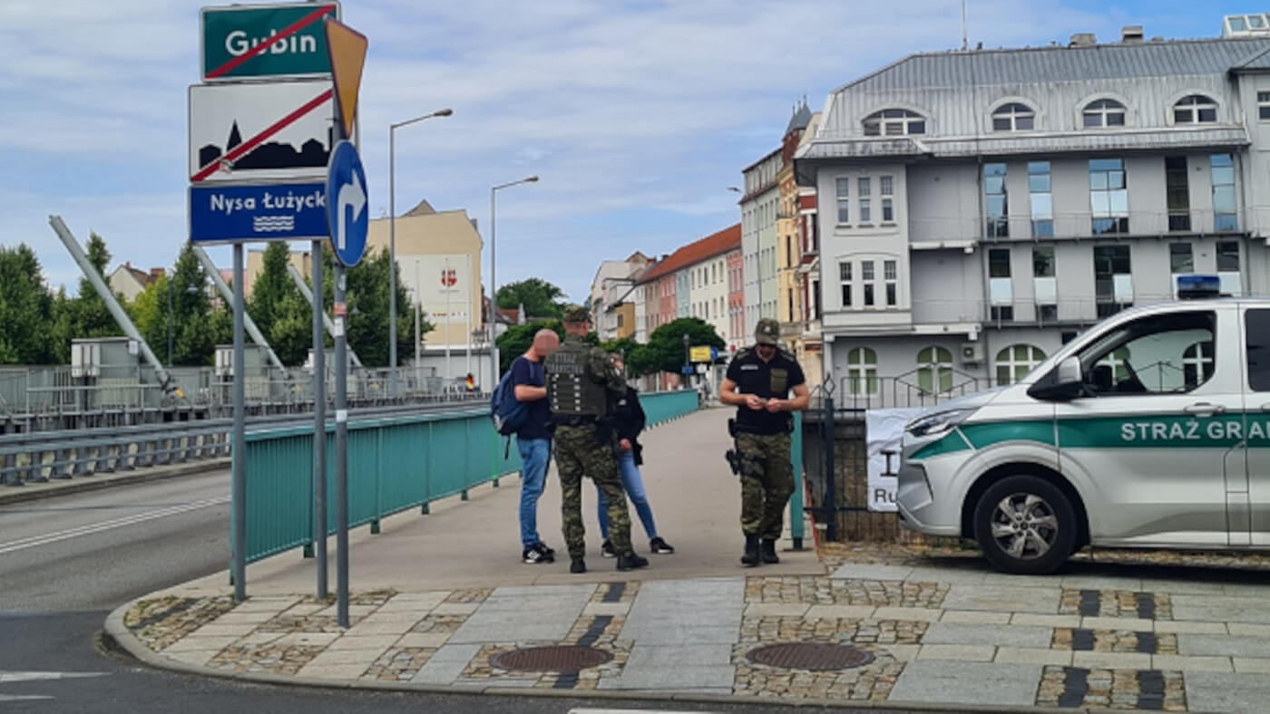 Akcja Most Straż Graniczna - Nielegalna migracja Polska Niemcy
