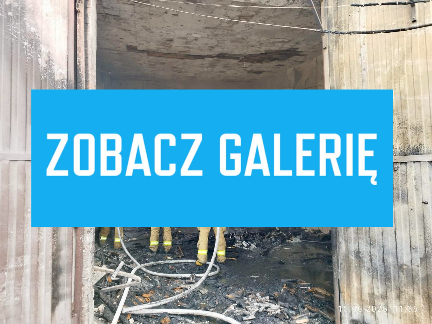 Pożar Gubin - Straż pożarna Gubin