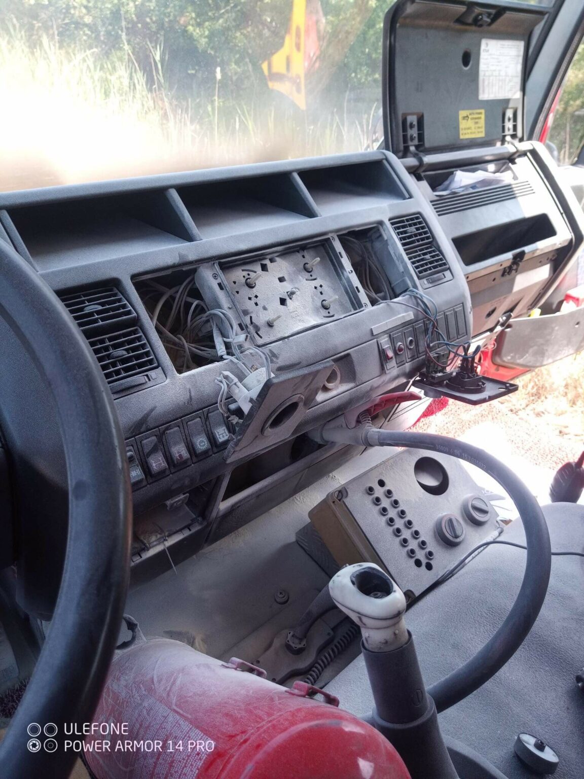 Pożar wozu strażackiego OSP Czarn&oacute;w