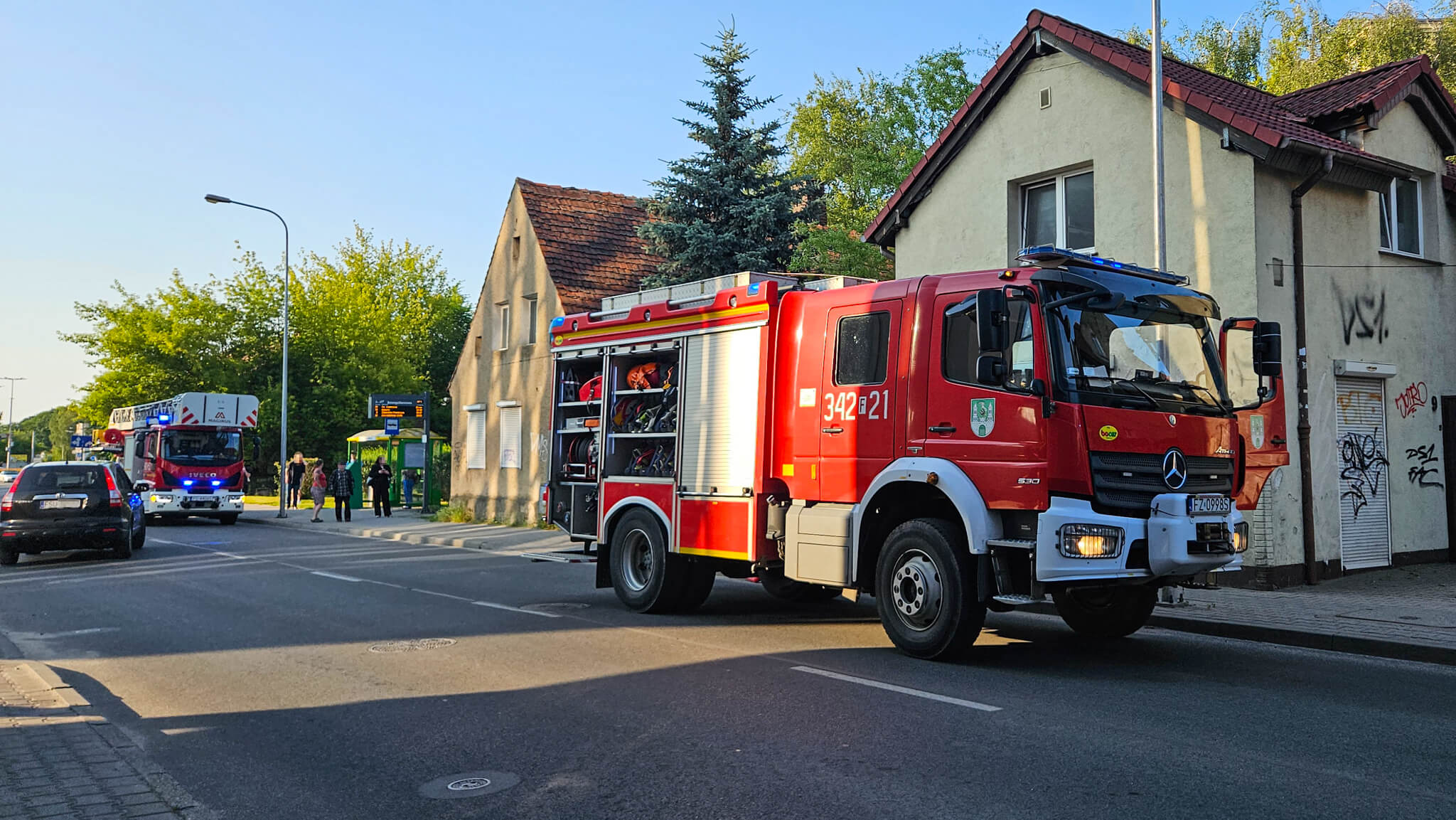 Pożar Zielona Góra - Straż pożarna Zielona Góra