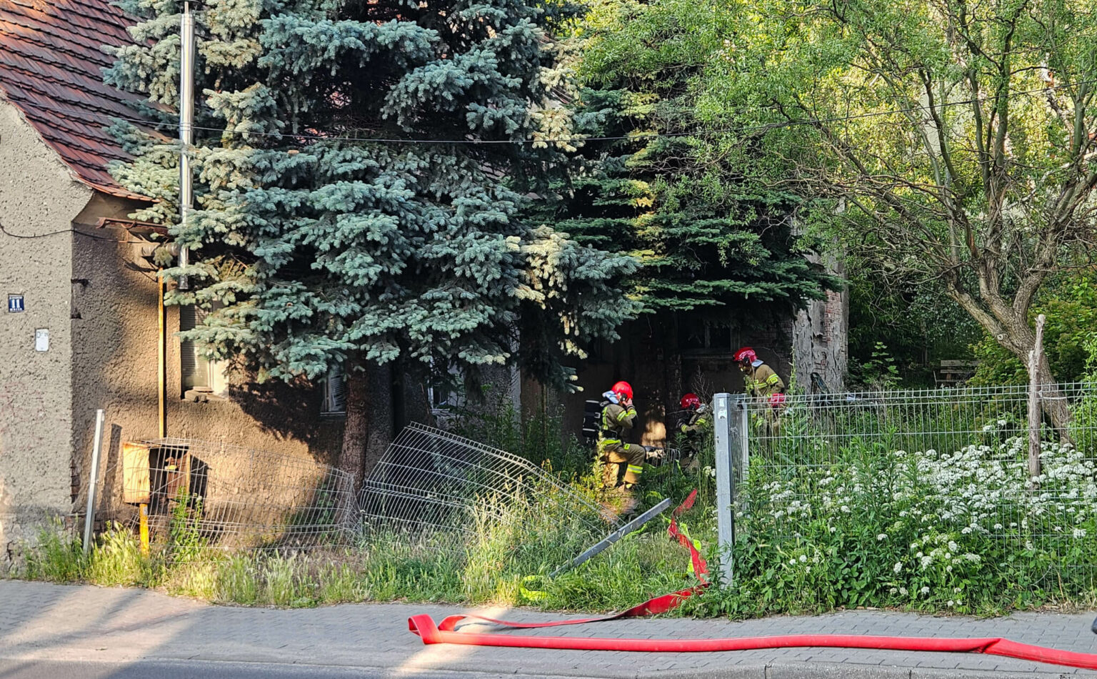 Pożar Zielona G&oacute;ra - Straż pożarna Zielona G&oacute;ra