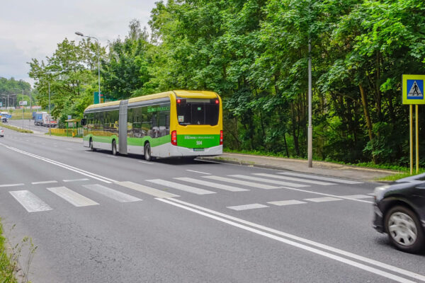 Przejście dla pieszych Zielona Góra doświetlenie