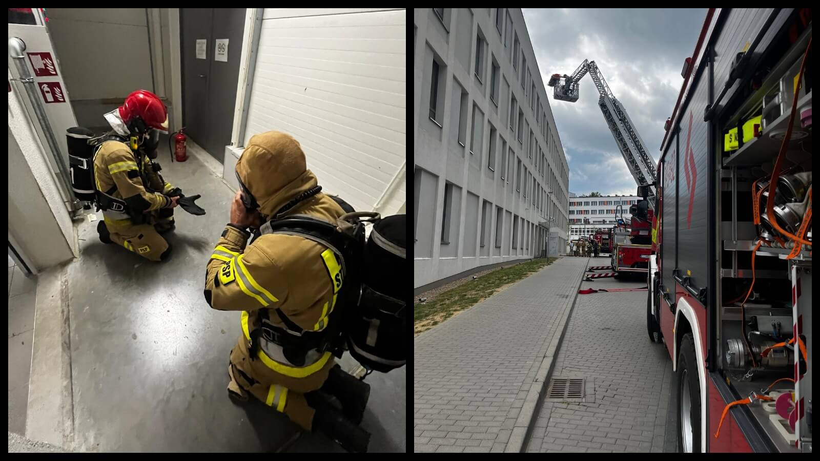 Szpital Zielona Góra - Straż pożarna Zielona Góra
