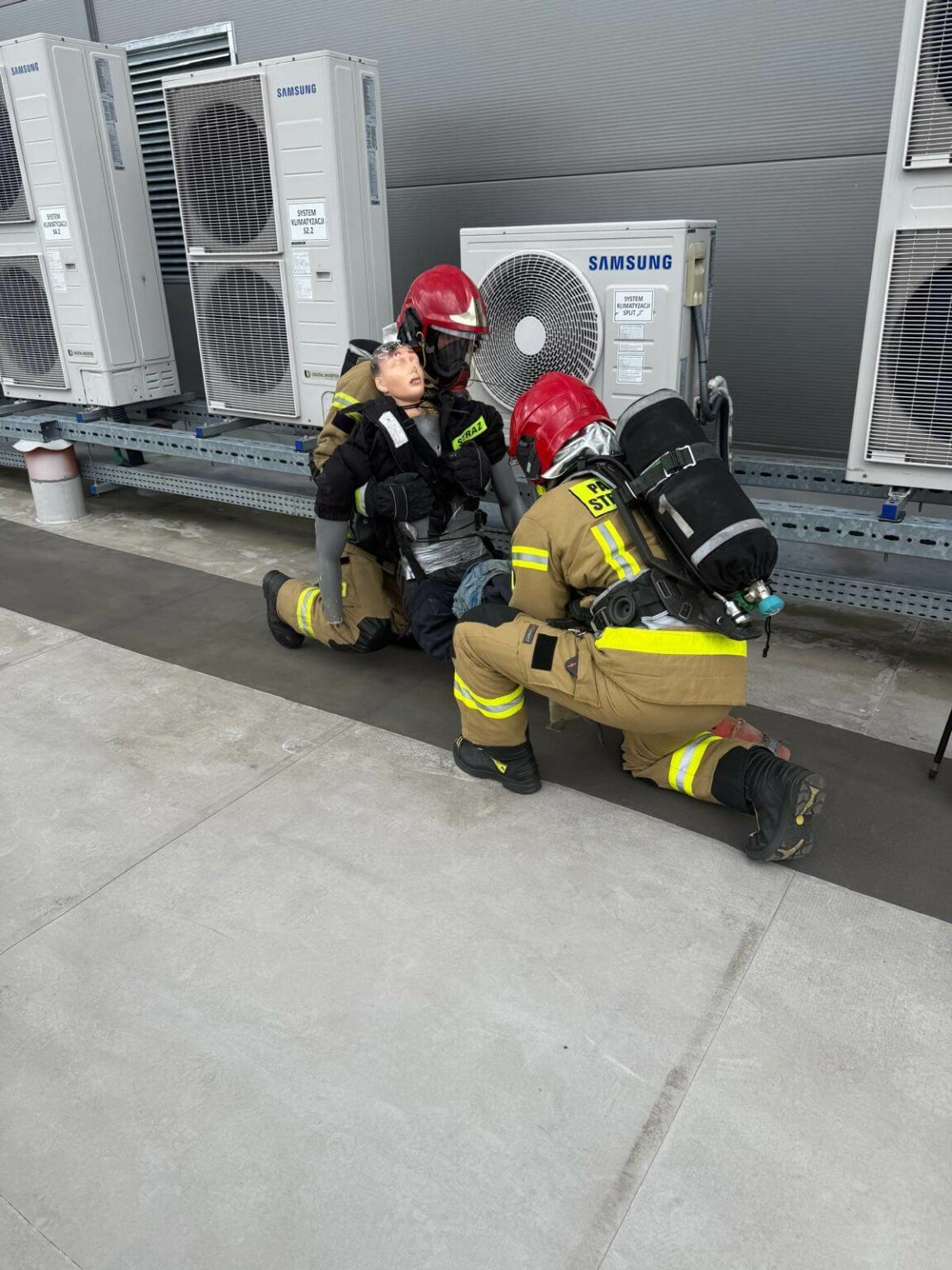 Szpital Zielona G&oacute;ra - Straż pożarna Zielona G&oacute;ra