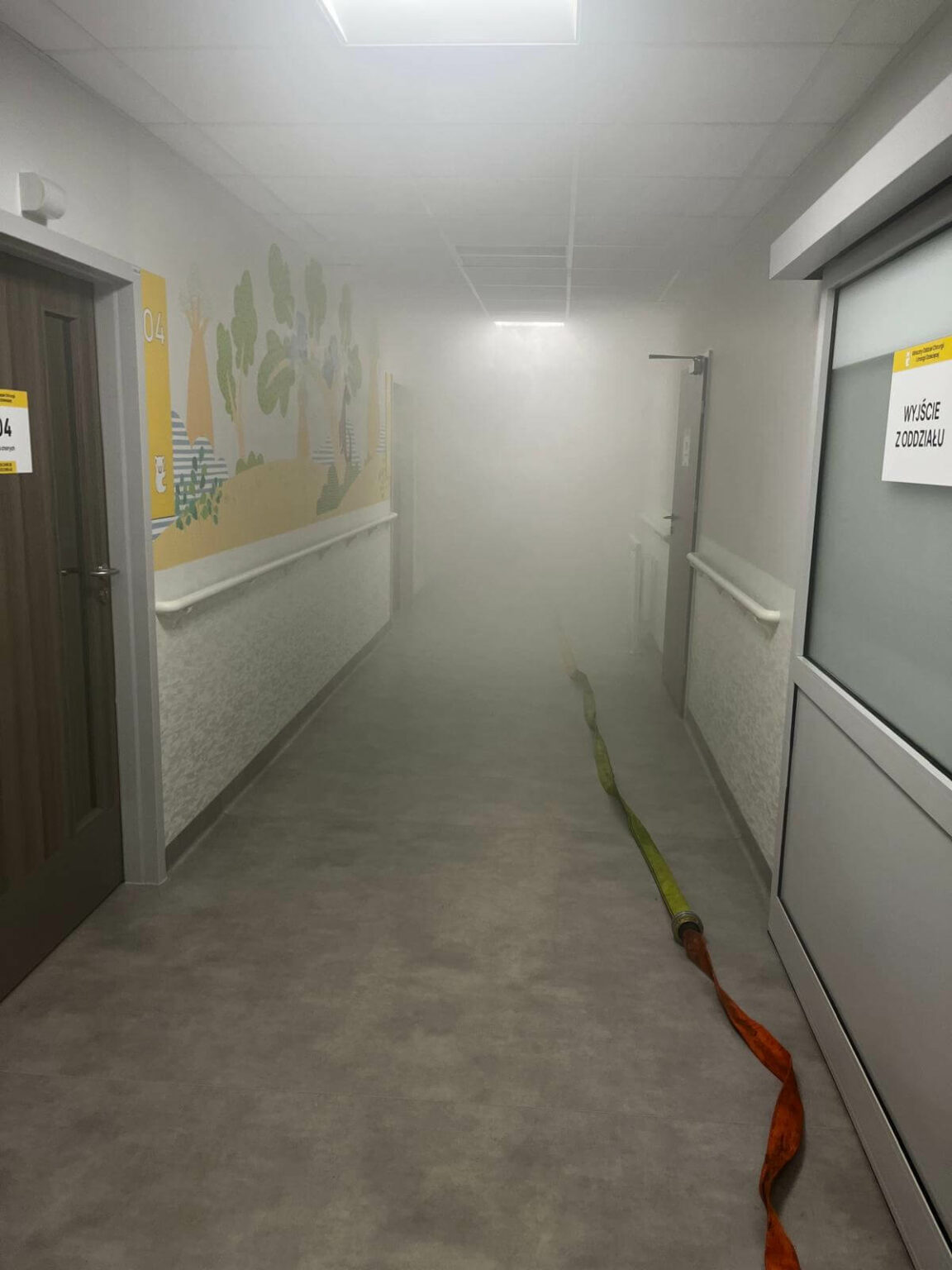 Szpital Zielona G&oacute;ra - Straż pożarna Zielona G&oacute;ra