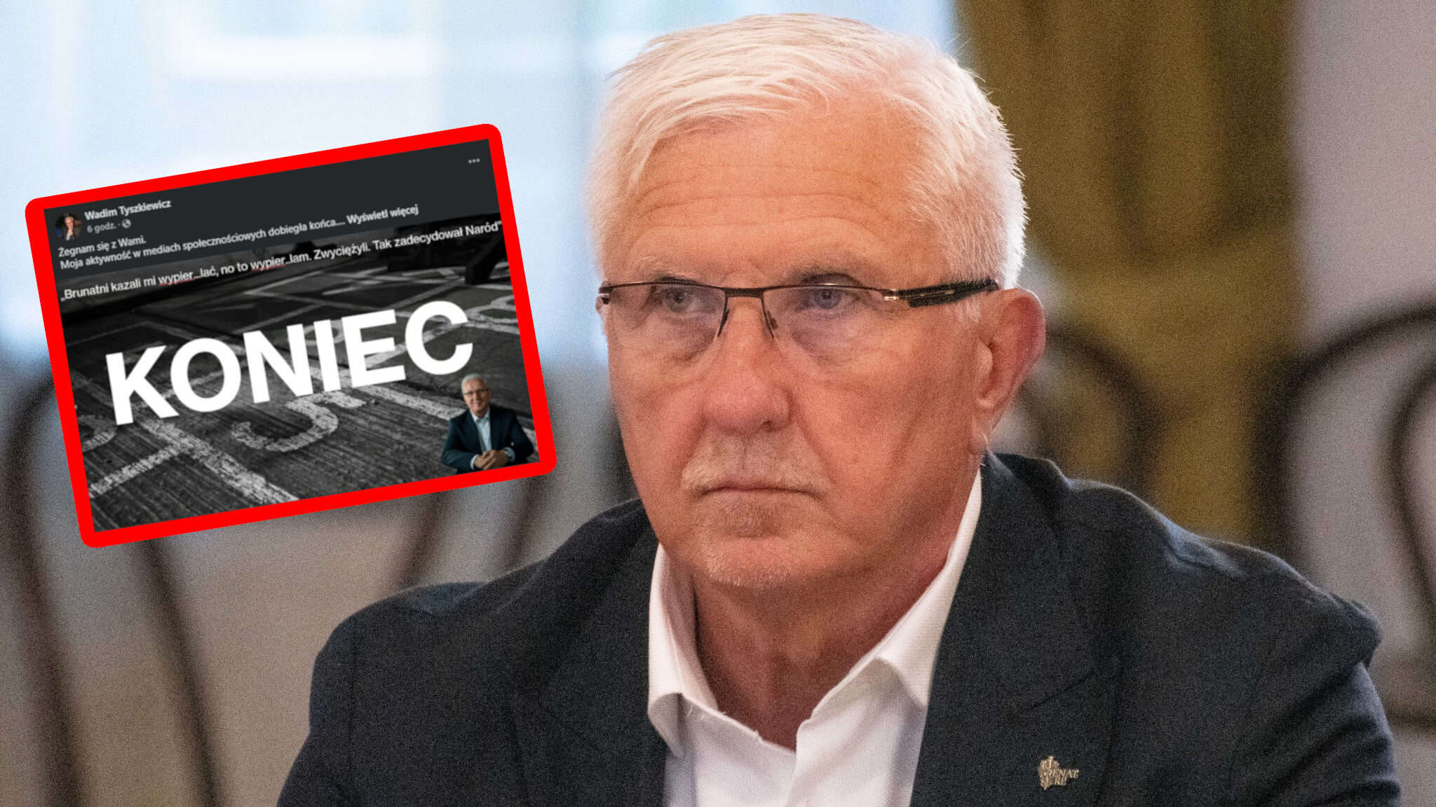 Wadim Tyszkiewicz – Koniec kariery politycznej