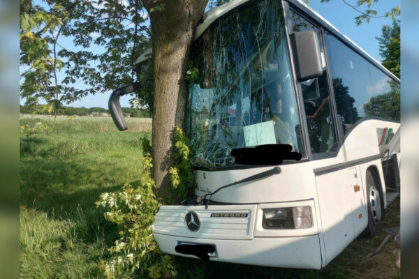 Wypadek Bojadła - Wypadek autobusu