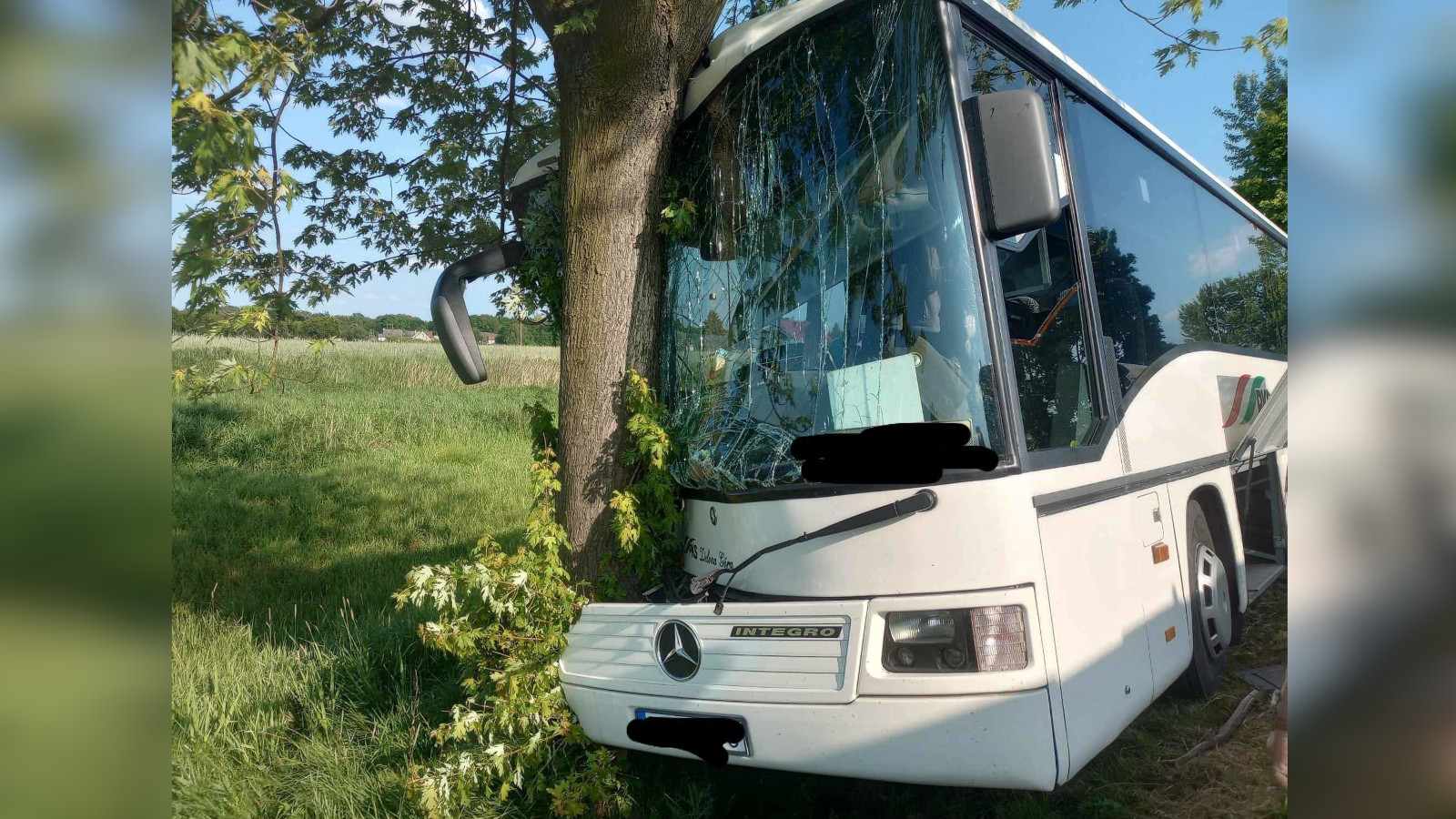 Wypadek Bojadła - Wypadek autobusu