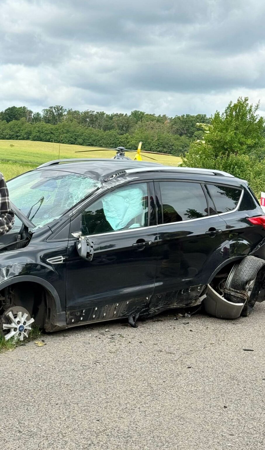 Wypadek Ośno Lubuskie &ndash; LPR Gorz&oacute;w Wielkopolski