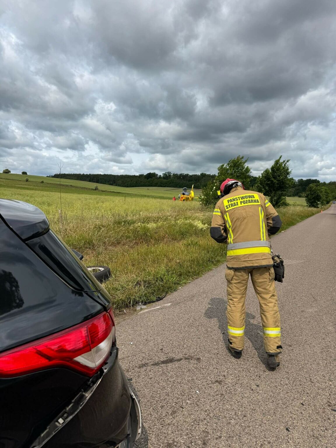 Wypadek Ośno Lubuskie &ndash; LPR Gorz&oacute;w Wielkopolski