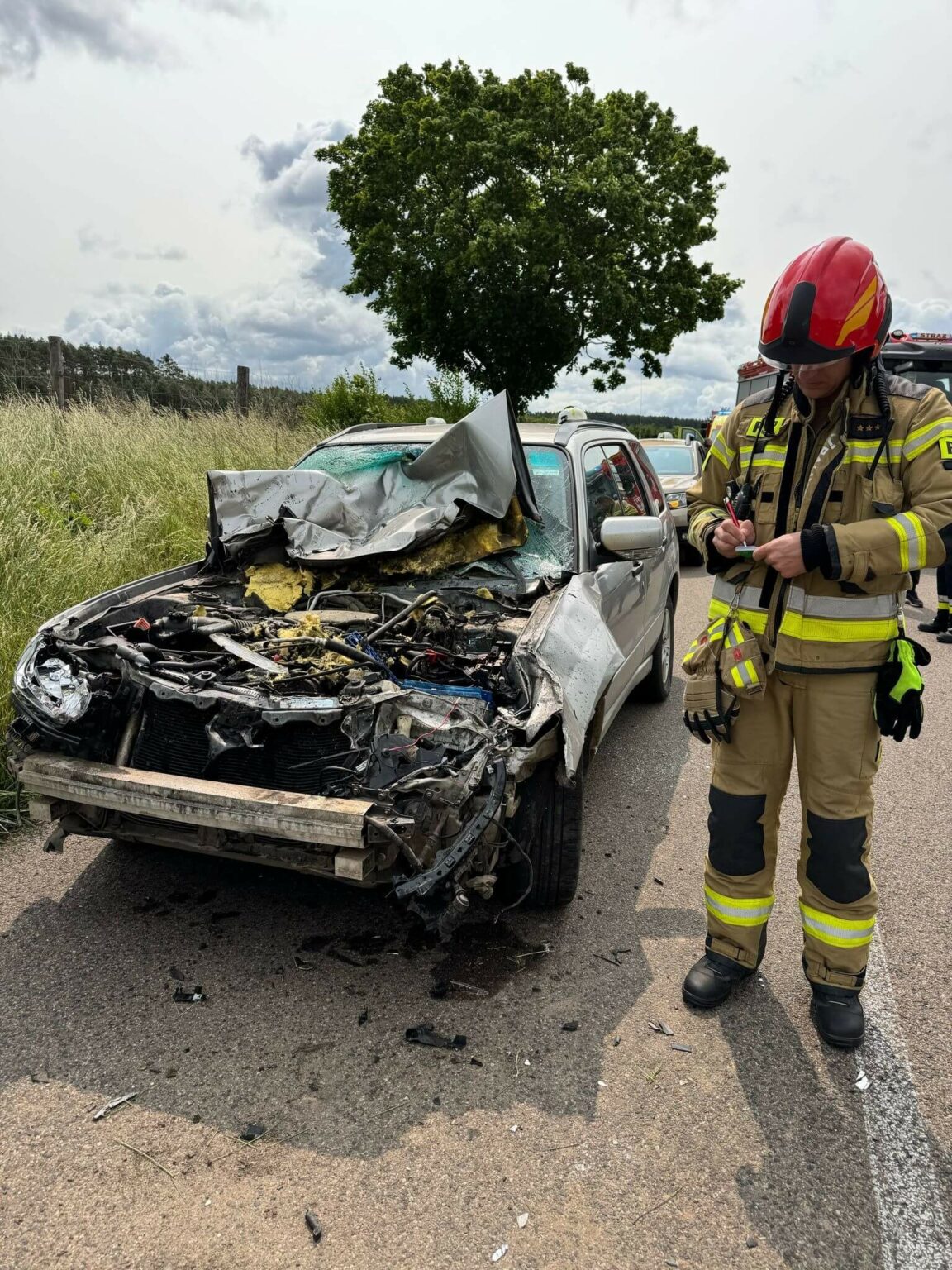 Wypadek Ośno Lubuskie &ndash; LPR Gorz&oacute;w Wielkopolski