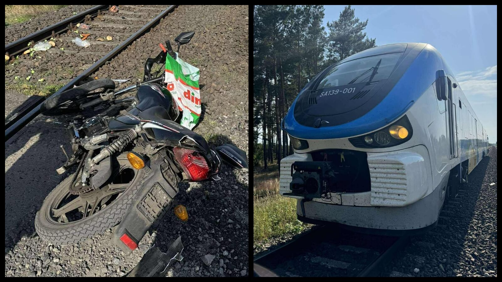 Wypadek na przejeździe kolejowym - Wypadek Białcz