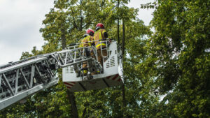Akcja straż pożarna Zielona Góra - Deptak Zielona Góra