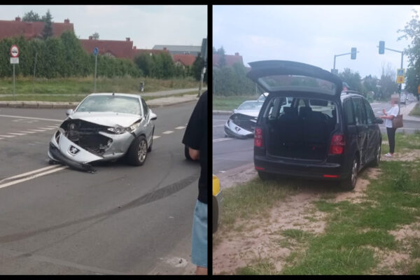 Kolizja Zielona Góra - Wypadek Zielona Góra