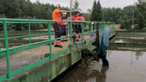 Oczyszczalnia ścieków Zielona Góra - chusteczki nawilżane w kanalizacji