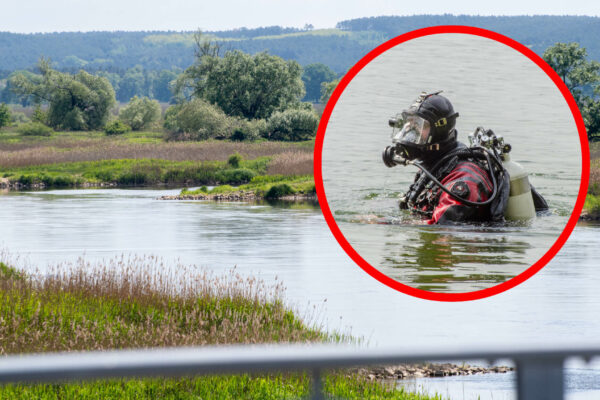 Odra Krosno Odrzańskie - Topielec w rzece Krosno Odrzańskie