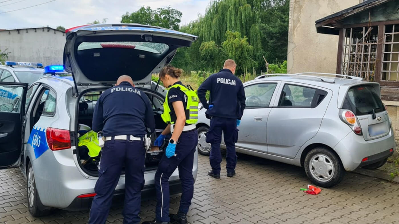 Pijany kierowca Sława - Pijany ukradł samochód