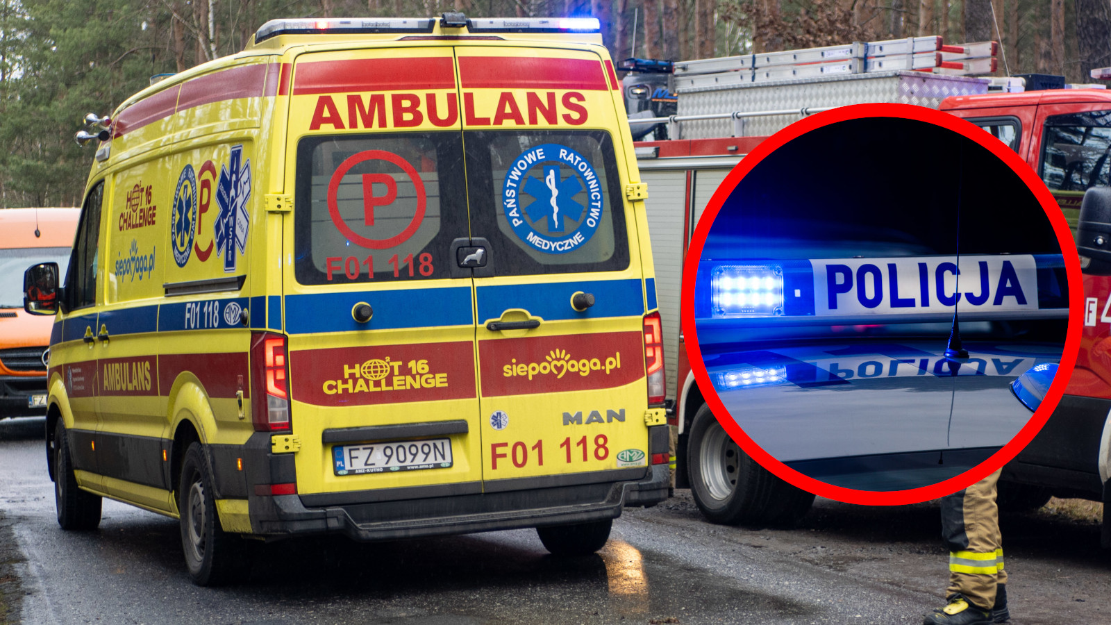 Pijany mężczyzna Zielona Góra - Policja Zielona Góra