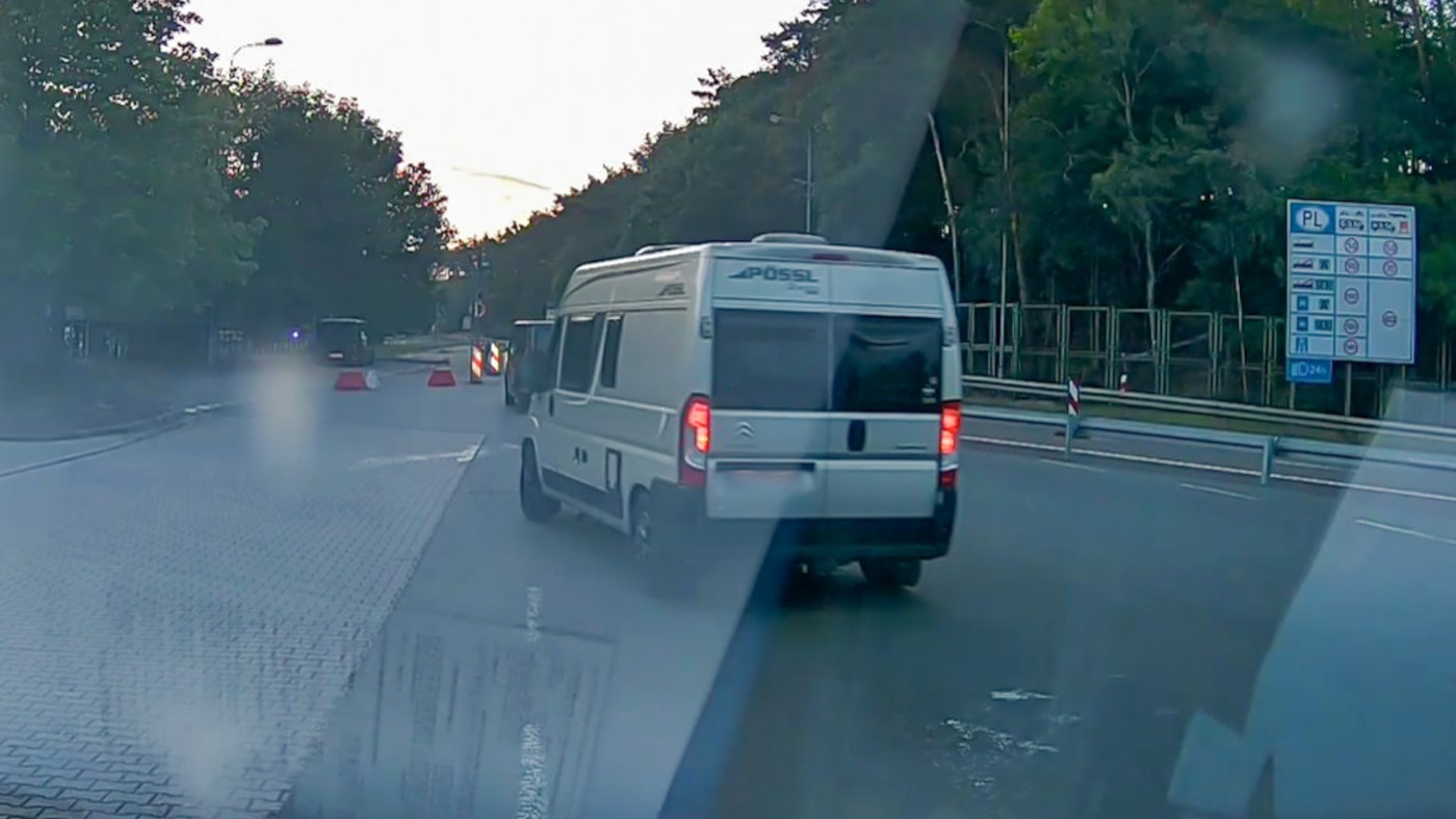 Pościg na autostradzie A2 - Granica Świecko